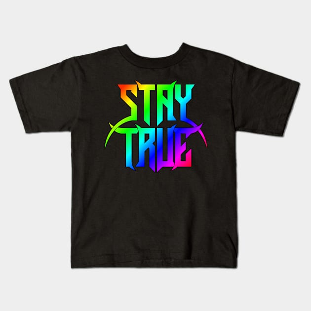 Stay True Pride (Coloured) Kids T-Shirt by Stay True Wrestling